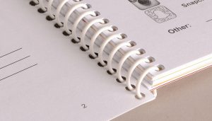 Binding plastic spiral